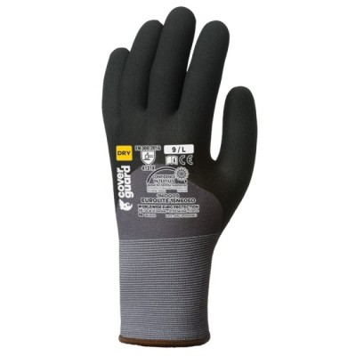 Gants EUROLITE 15N606D end.nit. paume+3/4 dos+picots