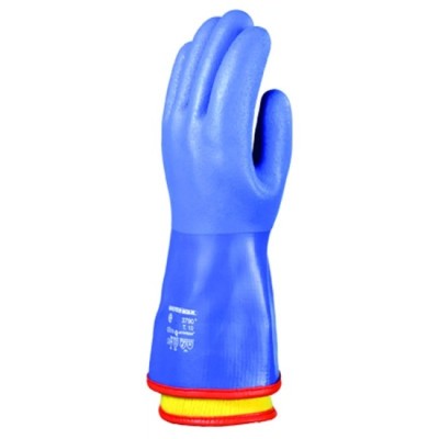 Gants EUROWINTER 3790 PVC bleu 35cm doubl.amovible