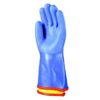 Gants EUROWINTER 3790 PVC bleu 35cm doubl.amovible