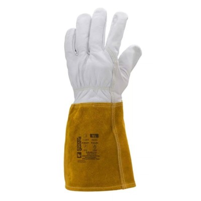 Gants EUROWELD 100 TIG fleur caprin manch. croute 15cm