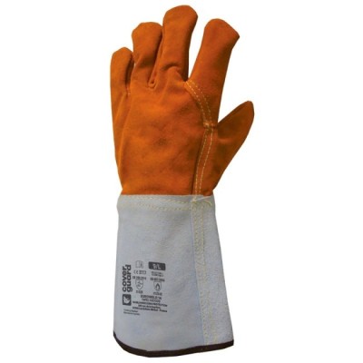 Gants EUROWELD 250 TIG croute bovin manch. 15cm (2625)