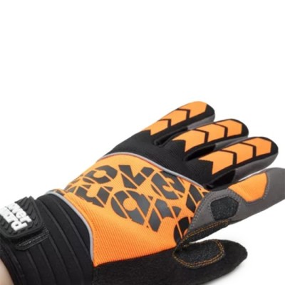 Gants EUROCUT MX100 CUT D, type mécanique, gris orange