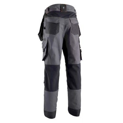 CRISTOBAL Pantalon Anthracite-Citrouille
