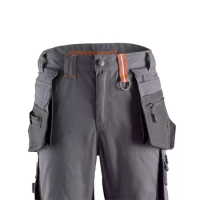 CRISTOBAL Pantalon Anthracite-Citrouille