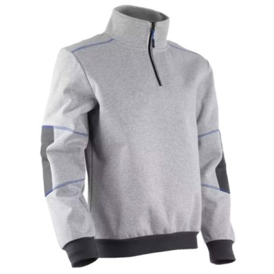 ORCKA Pull Softshell Gris chiné clair