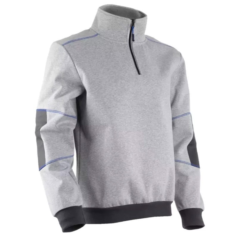 ORCKA Pull Softshell Gris chiné clair