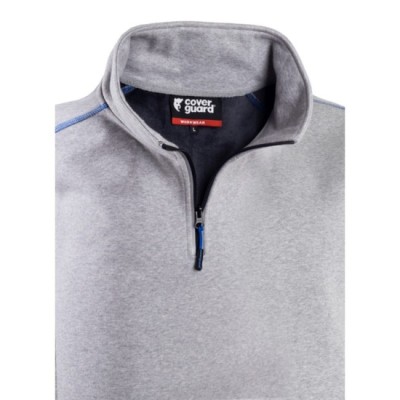 ORCKA Pull Softshell Gris chiné clair