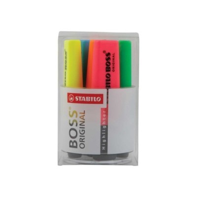 6 surligneurs STABILO Boss Original - Assortis