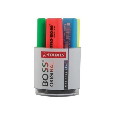 6 surligneurs STABILO Boss Original - Assortis