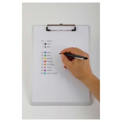 Plaque porte-bloc en aluminium