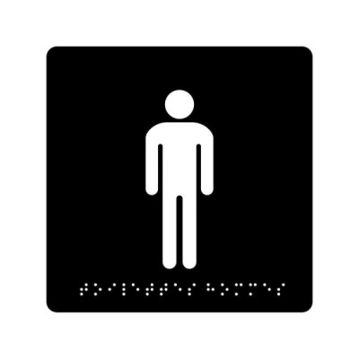 Plaque de signalisation WC Homme