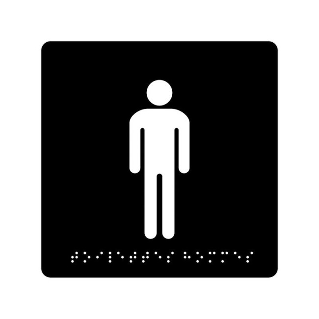 Plaque de signalisation WC Homme