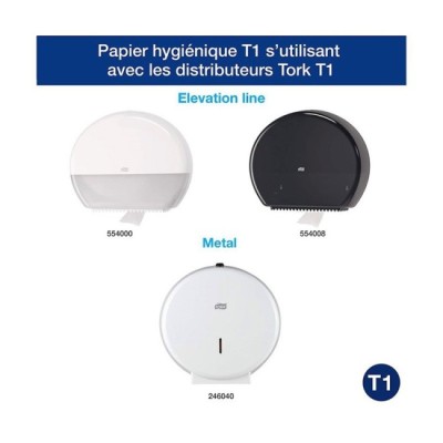 Papier toilette Jumbo Advanced 2 plis 380 m Tork - Vendu par 6