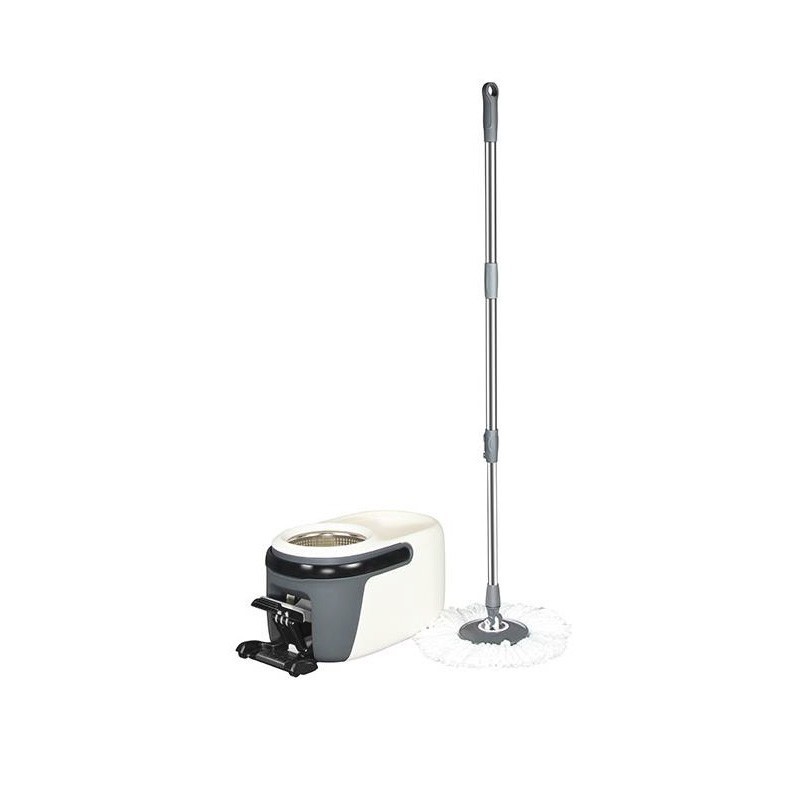Kit seau essoreur et balai Turbo Mop Delux