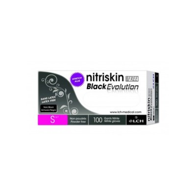 Gant nitrile noir non poudré x100