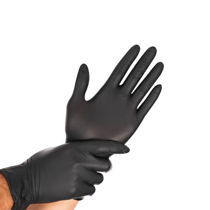 Gant nitrile noir non poudré x100