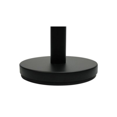 Poteau de guidage à sangle rétractable noir mat