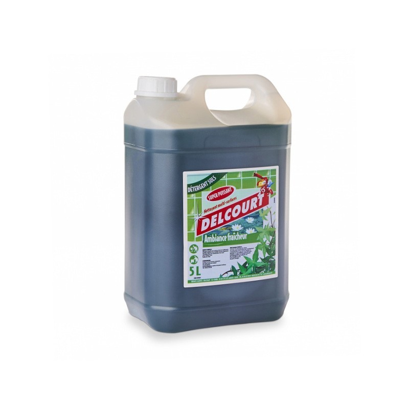 Nettoyant dégraissant sol parfumé bidon de 5 L Delcourt