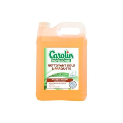 Nettoyant dégraissant écologique sols et parquets bidon 5 L Carolin