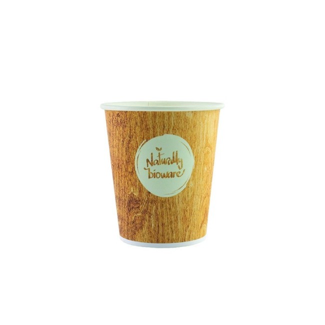 Gobelet carton biodégradable 15 cl Bioware - lot de 100