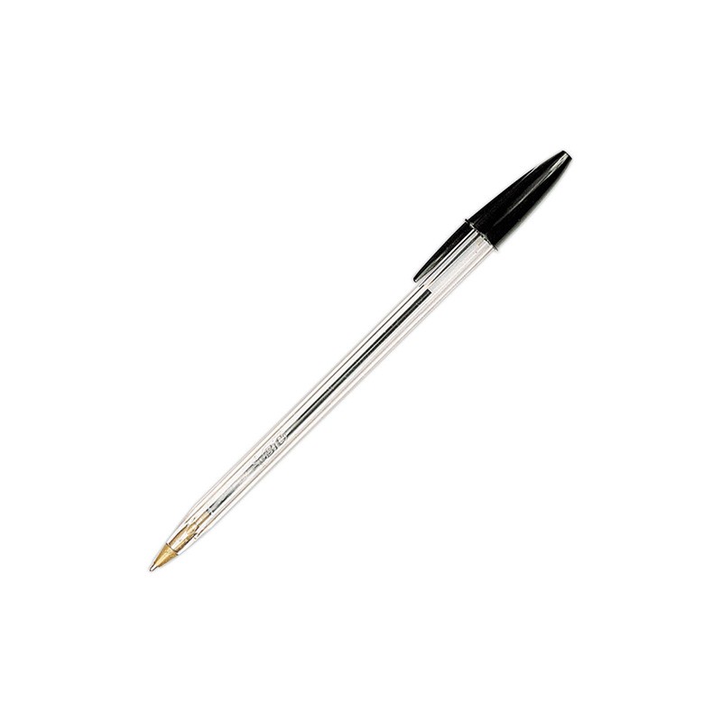 100 Stylos bille noirs Cristal - BIC